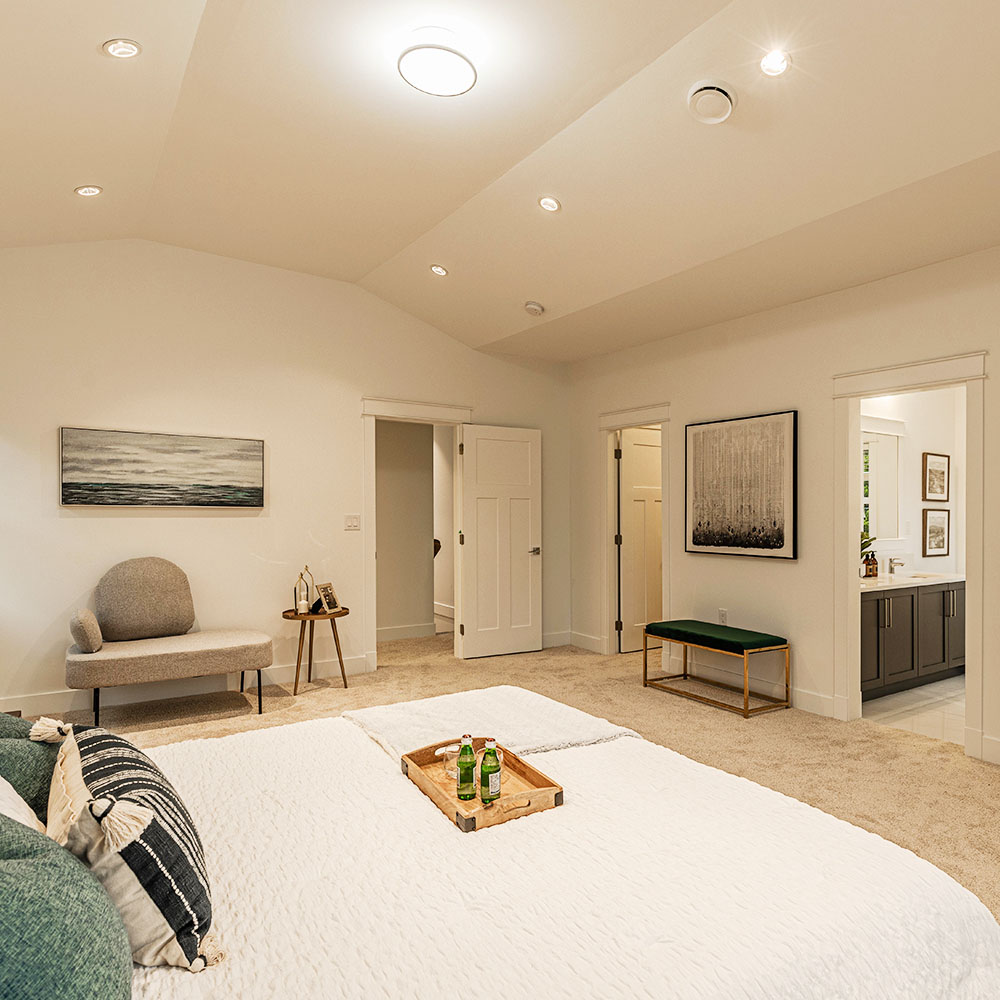 Vancor construction, Completed Home, Greene & Hall 5 Vancor Construction, Completed Home, Greene & Hall , interior view bedroom 5