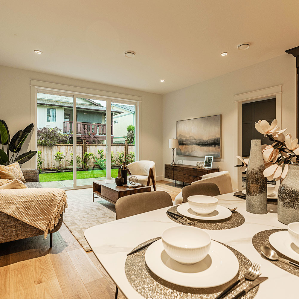 Vancor construction, Completed Home, Greene & Hall 7 Vancor Construction, Completed Home, Greene & Hall , interior view living room 7
