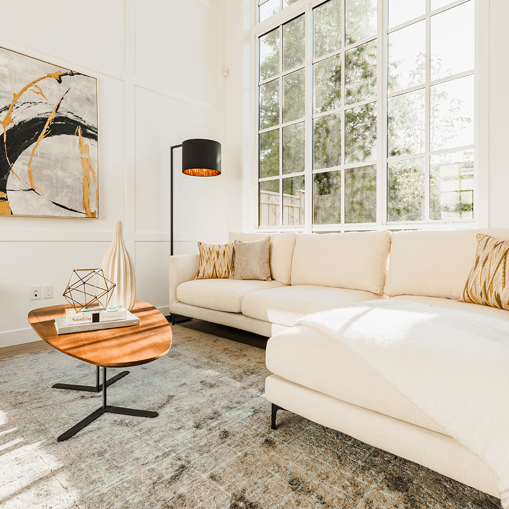 Vancor construction, Completed Home, Manoir 11 Vancor Construction, Completed Home, Manoir , interior view living room 11